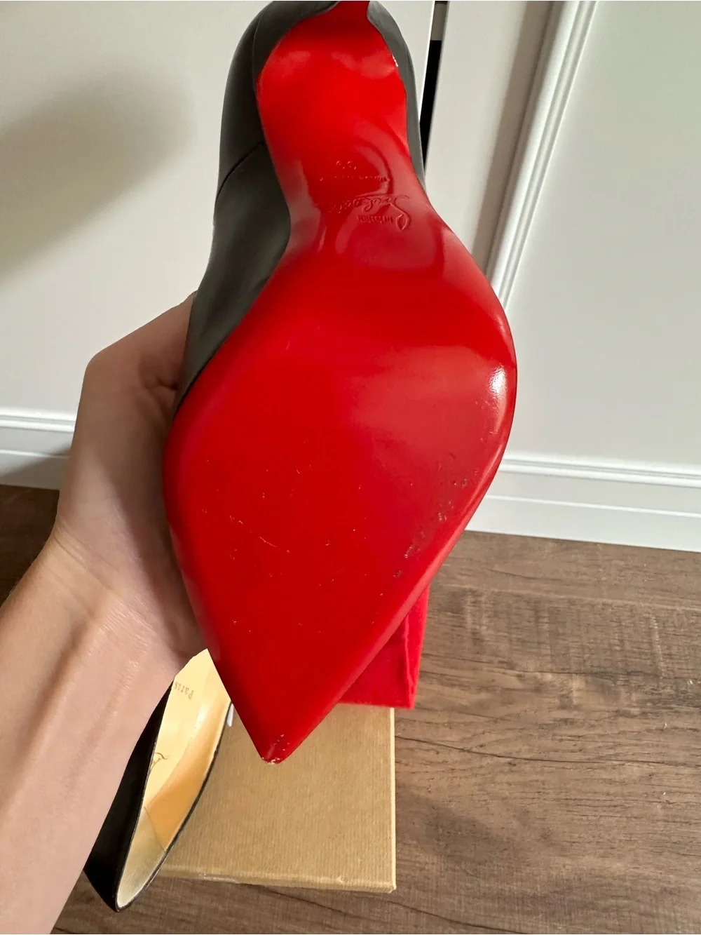 Christian Louboutin So Kate 120 Black Nappa Pointed Toe Pumps EU 39 Worn Once